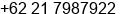 Fax number of Mrs. EVY Mr. at KALIBATA  JAKARTA SELATAN