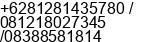 Mobile number of Ms. Lina, Mulyadi dan Dani at Jakarta Selatan