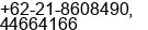 Phone number of Mr. Hidayat at Jakarta Pusat