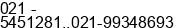 Phone number of Mrs. Alina at Jakarta