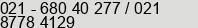 Phone number of Mr. salman at jakarta timur