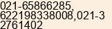 Phone number of Mr. Diego S at jakarta